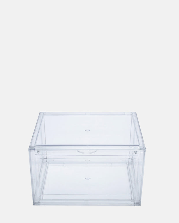SSS ESSENTIALS ULTRA CLEAR SNEAKER DISPLAY CRATE (SIDE OPENING)