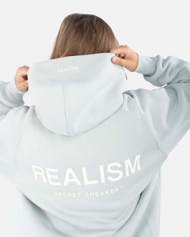 SSS REALISM BACK LOGO HOODIE SUB SLATE