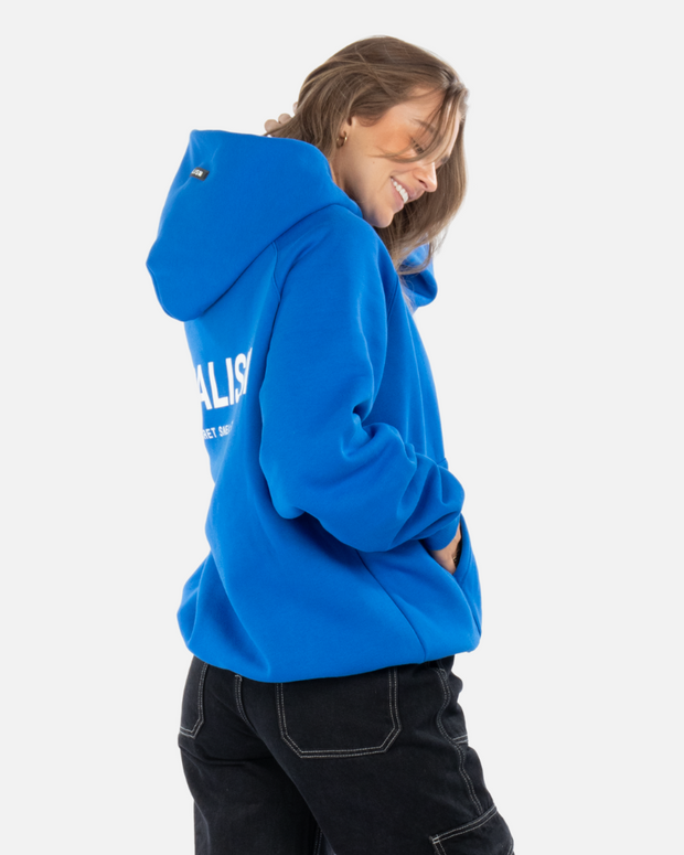 SSS REALISM RENDER HOODIE AZURE BLUE