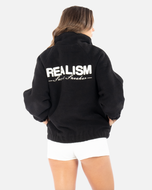 SSS REALISM STRIDE SHERPA JACKET BLACK – Secret Sneaker Store Online
