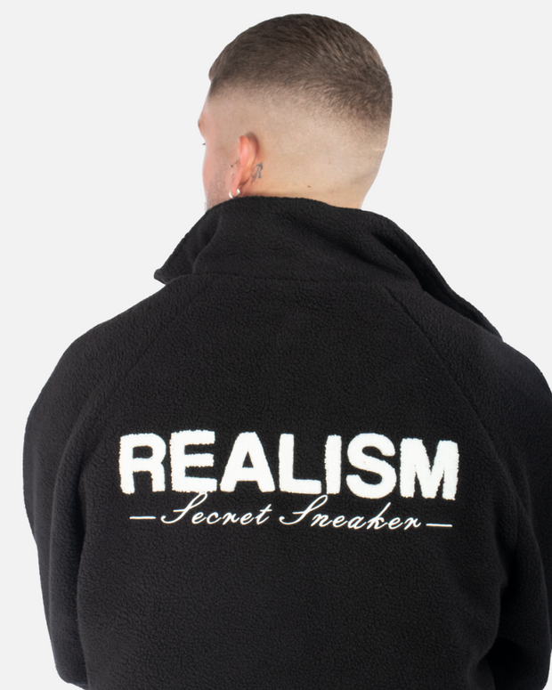 SSS REALISM STRIDE SHERPA JACKET BLACK – Secret Sneaker Store Online