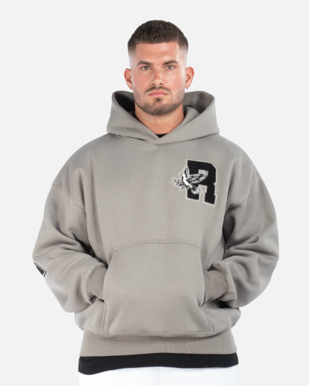 SSS REALISM COLLEGE TEAM HOODIE COOL GREY