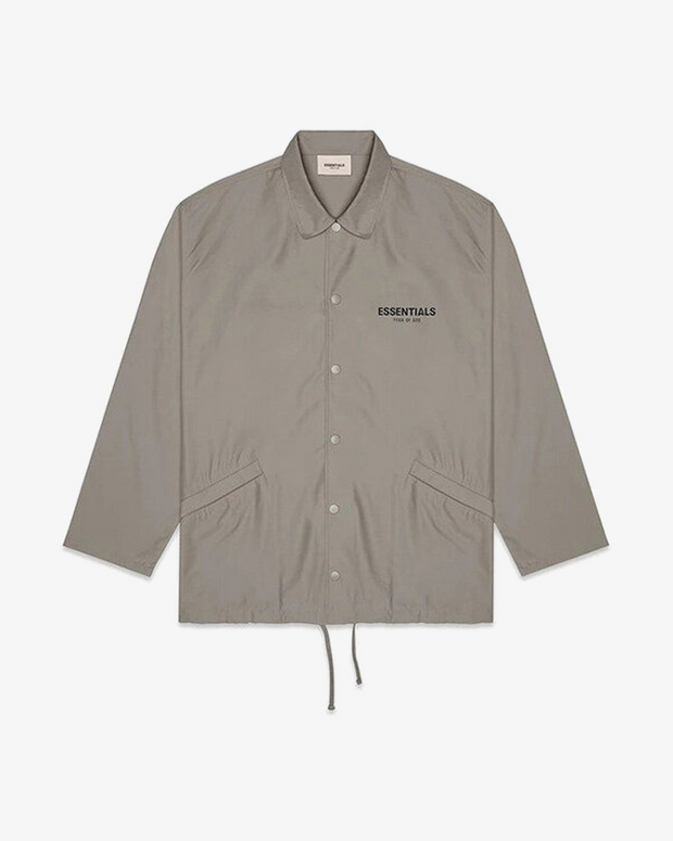 FEAR OF GOD ESSENTIALS SS21 COACH JACKET CEMENT