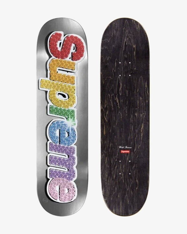 SUPREME 20SS CHROME LOGO Skateboardオレンジ Supreme Chrome Orange Logo Skateboard Deck Size 8.25 Rare